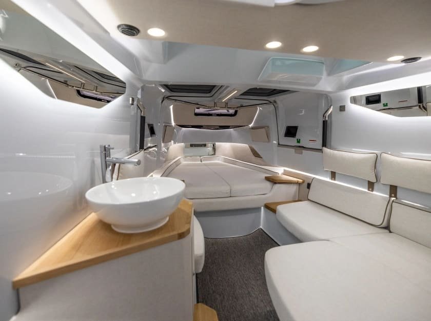 GR Boat Rental Skiathos Boat Hire Skiathos Experience the Axopar Brabus, the most luxurious boat rental in Skiathos. The ultimate choice for a premium day at sea, with twin-engine power and for up to 10 people.